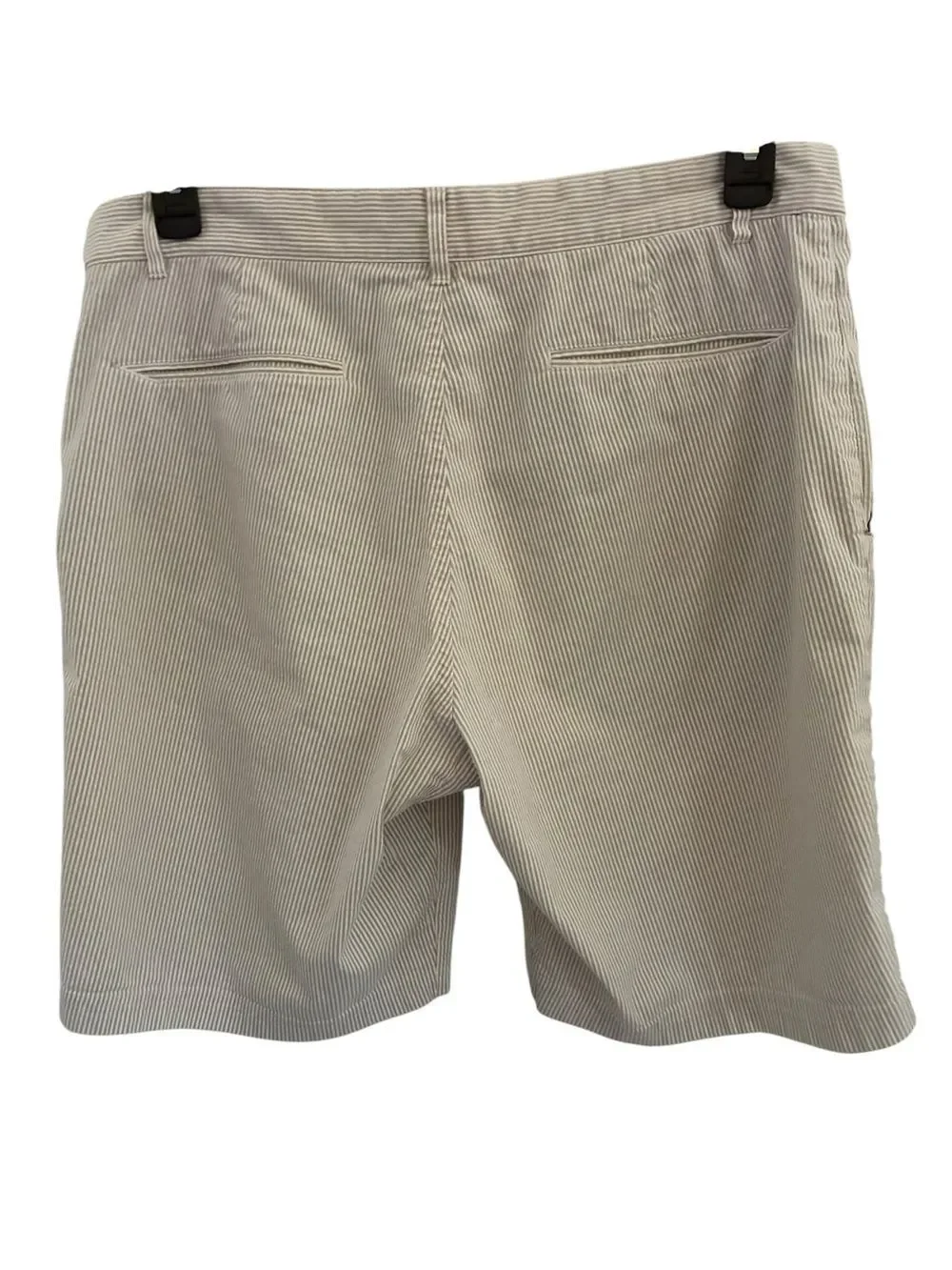 Nike Men's Light Gray Pinstripe Performance Shorts Size 35